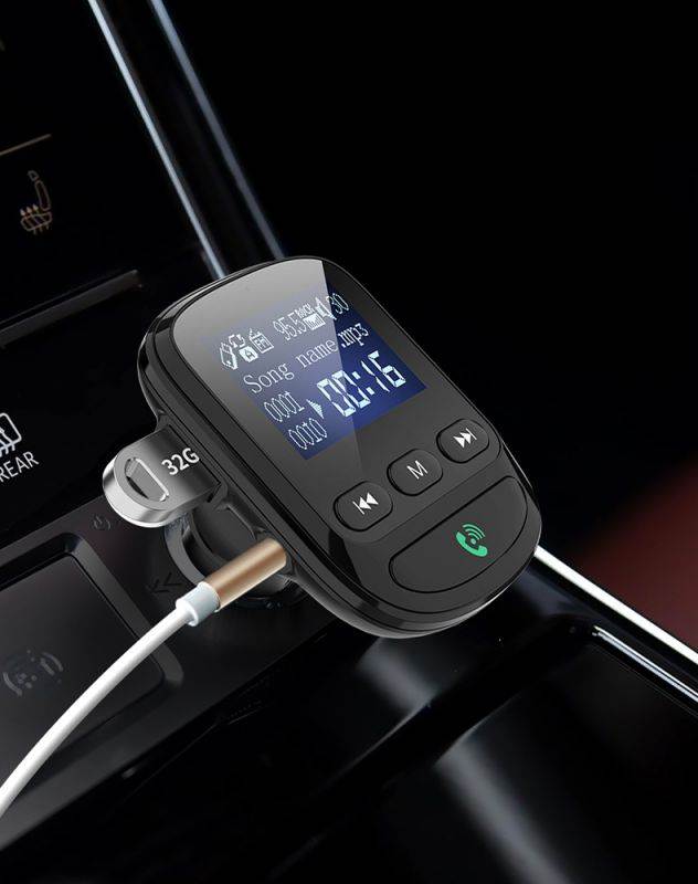 BT06Q Car Bluetooth Hands Free MP3 Player FM Transmitter Car Charger