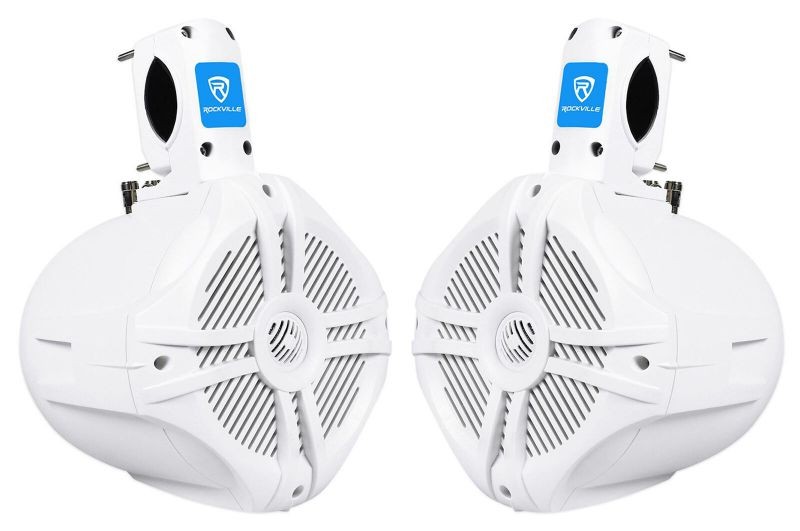 2   RMSTS69W 6x9 1000w Waterproof Marine Boat Speakers+2 Wakeboards