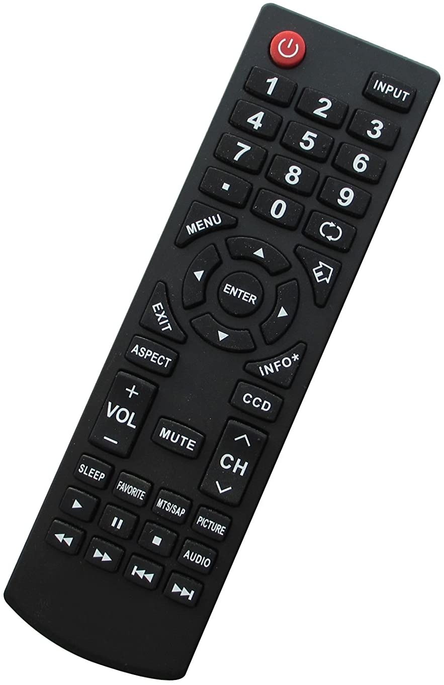 Universal Replacement Remote Control Fit for Insignia NS-24L240A13 NS-42E760A12 NS-42L260A13 NS-24L240A NS-42E859A11A NS-42E859A11A NS-29LD120-A13 NS-L42Q120-10A NS-L42X-10A Plasma LCD LED HDTV TV