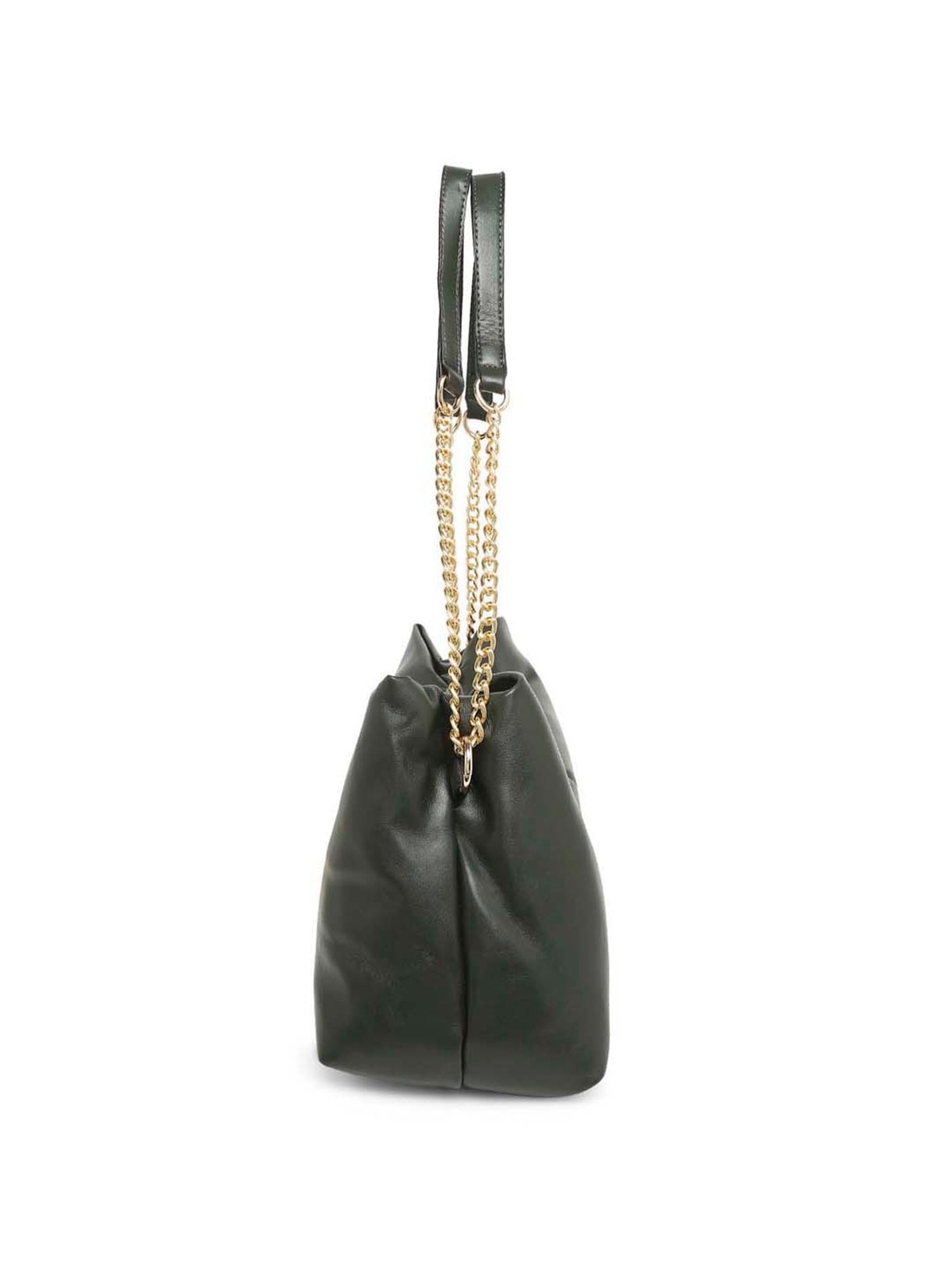 Marina Galanti Green Solid Medium Shoulder Bag