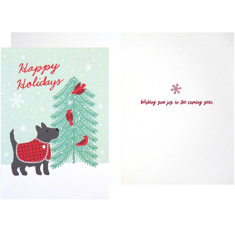 Green Inspired Dog Boxed Cards 16ct