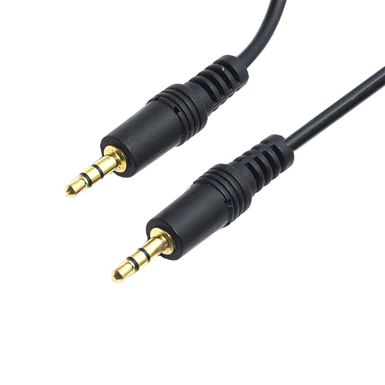 Gold Plated AUX Headphone 3.5mm Cable Male to Male Car Stereo Audio Cord iPhone Samsung