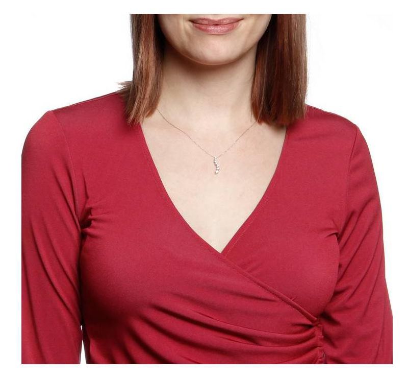 Pompeii3 1/2ct Diamond Journey Pendant Necklace 14K Yellow Gold