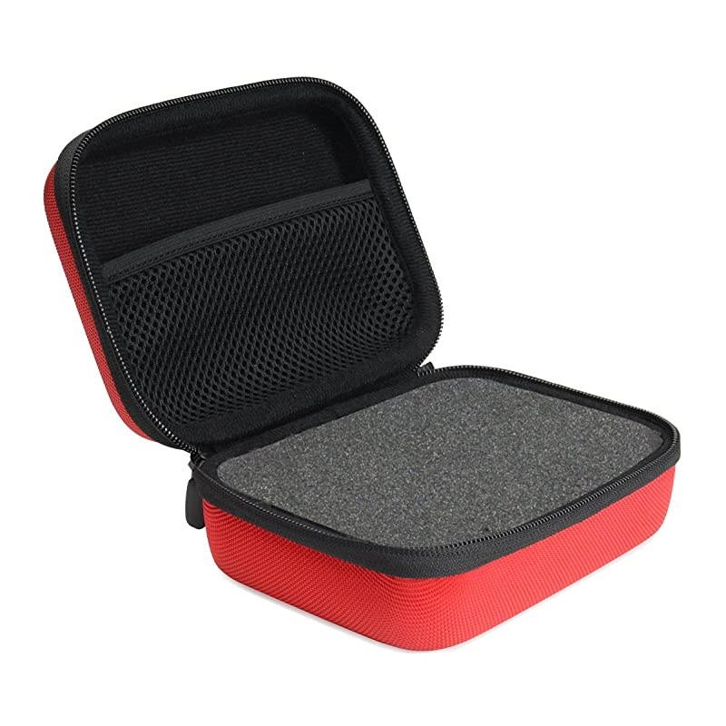 Case for Kidcia, EACHINE E55, FQ777 FQ17W, Hobbylane Altitude Hold Folding Drone, RC Quadcopter Drone with FPV Camera and Live Video, DIY Foam Blocks (Red with Black Zip)