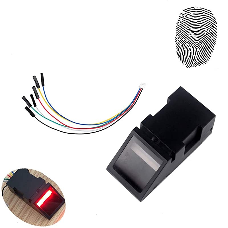 Optical Fingerprint Reader Sensor Module Door Lock Access Control Red Light for Arduino Mega2560 UNO R3