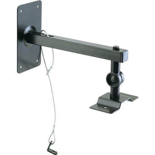 K&M 24195 Speaker Wall/Ceiling Mount, 33.04 lb Capacity, Black #24195.000.55
