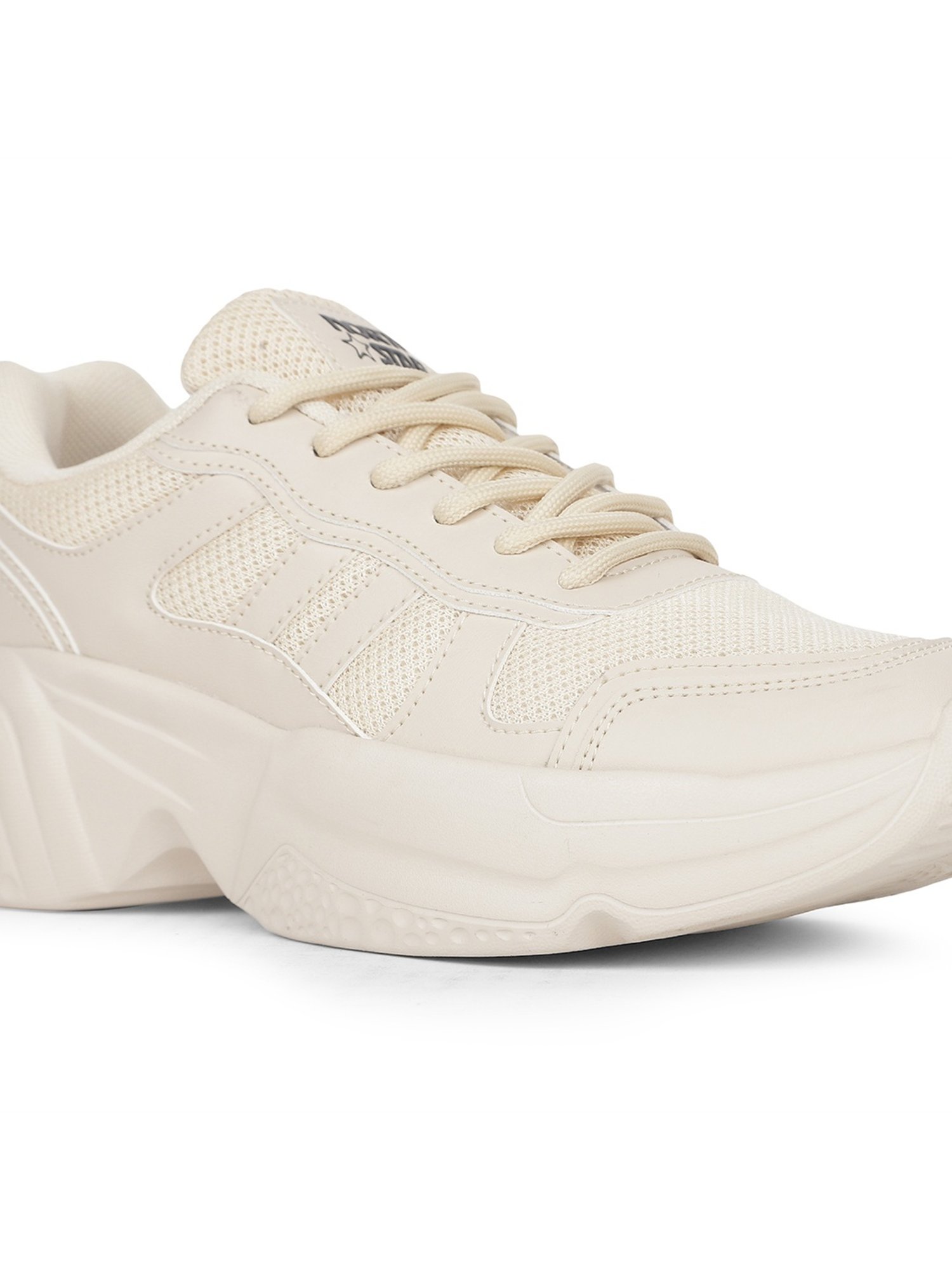 North Star by Bata Women's AOON Beige Sneakers