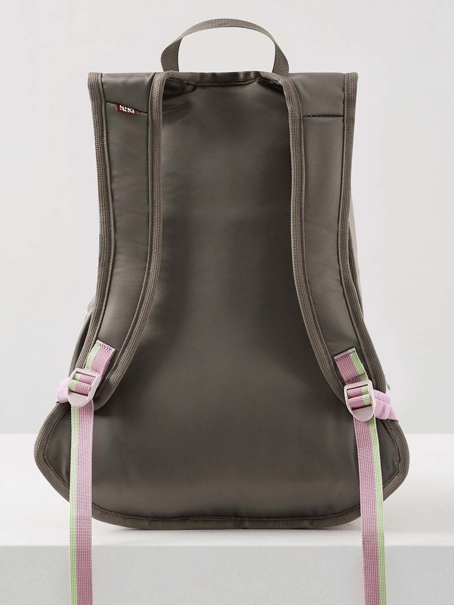 Wiki Back to School Brown Polyester Printed Backpack - 22 Ltrs