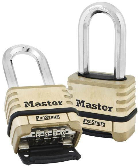 MASTER LOCK 1175DLH Combination Padlock,Bottom,Black/Silver