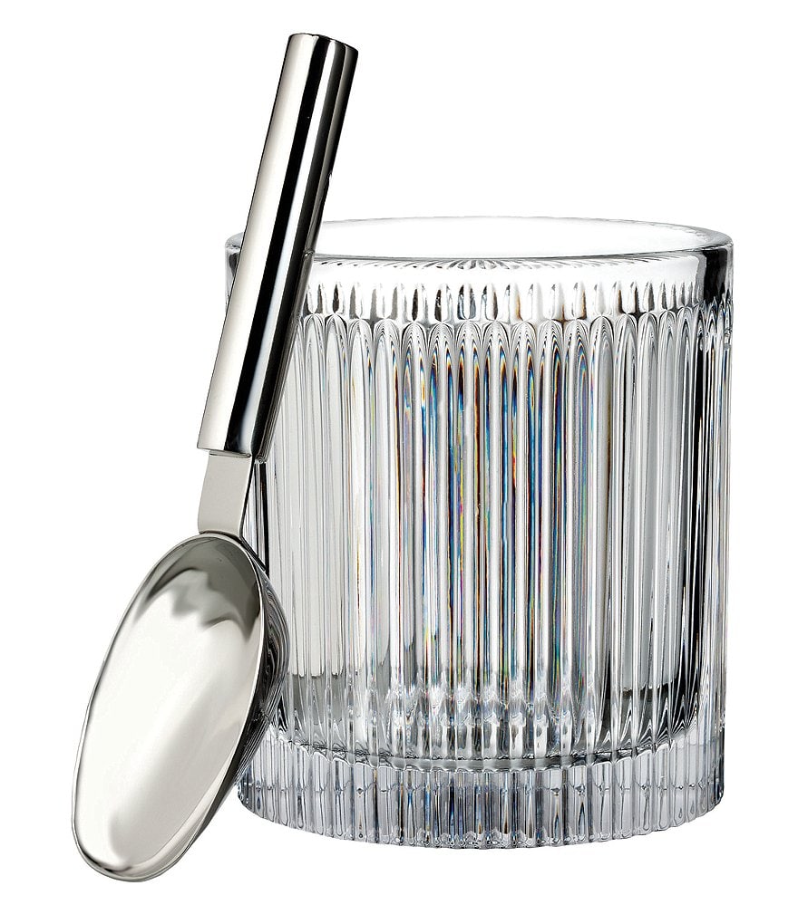 Waterford Crystal Aras Ice Bucket with Ice Scoop