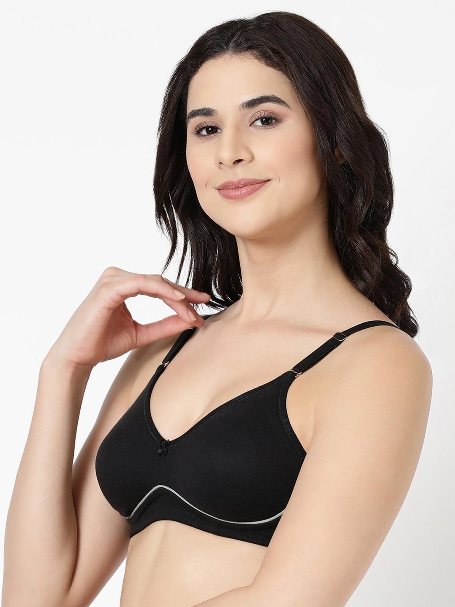 BLOSSOM Black Full Coverage Everyday Bra
