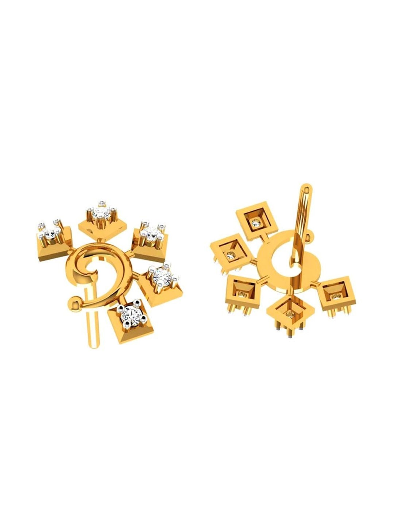 P.C. Chandra Jewellers 22k Gold Earrings for Women