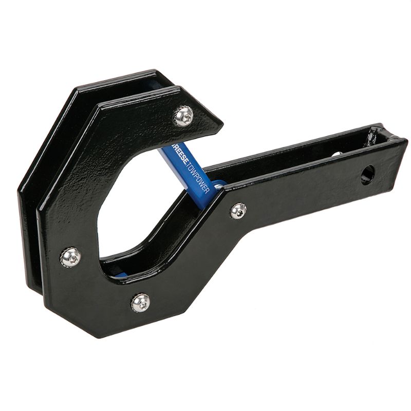 Horizon Global Inc 7074400 10000 lb Capacity Powder Coated Steel Carabiner Spring-Loaded Safety D Ring Latch Offroad Truck SUV Tow Haul Hook, Black