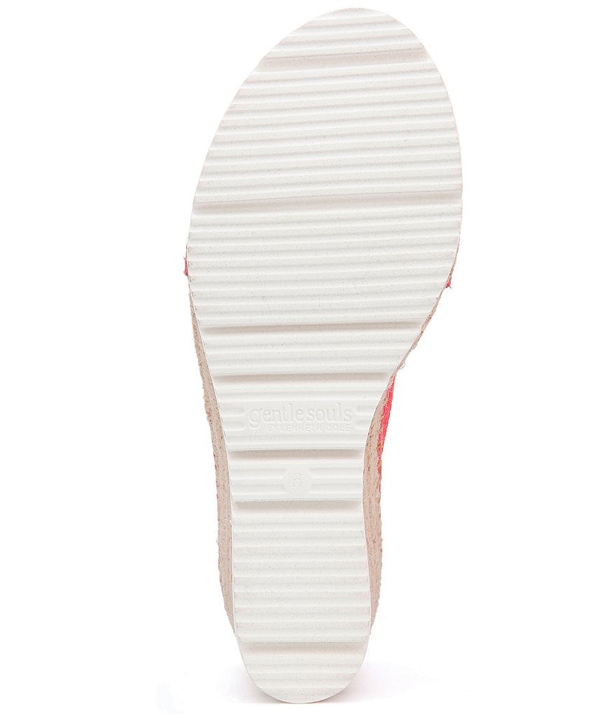 Gentle Souls Elyssa X-band Espadrille Wedge Sandals