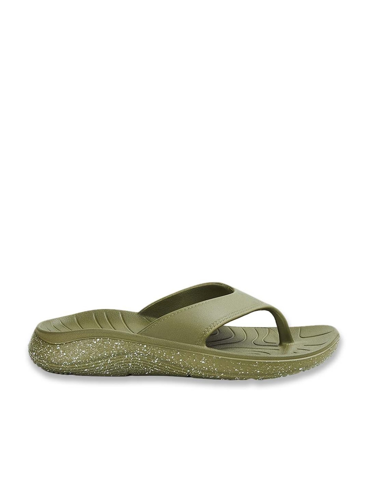 Forca by Lifestyle Men's Olive Flip Flops
