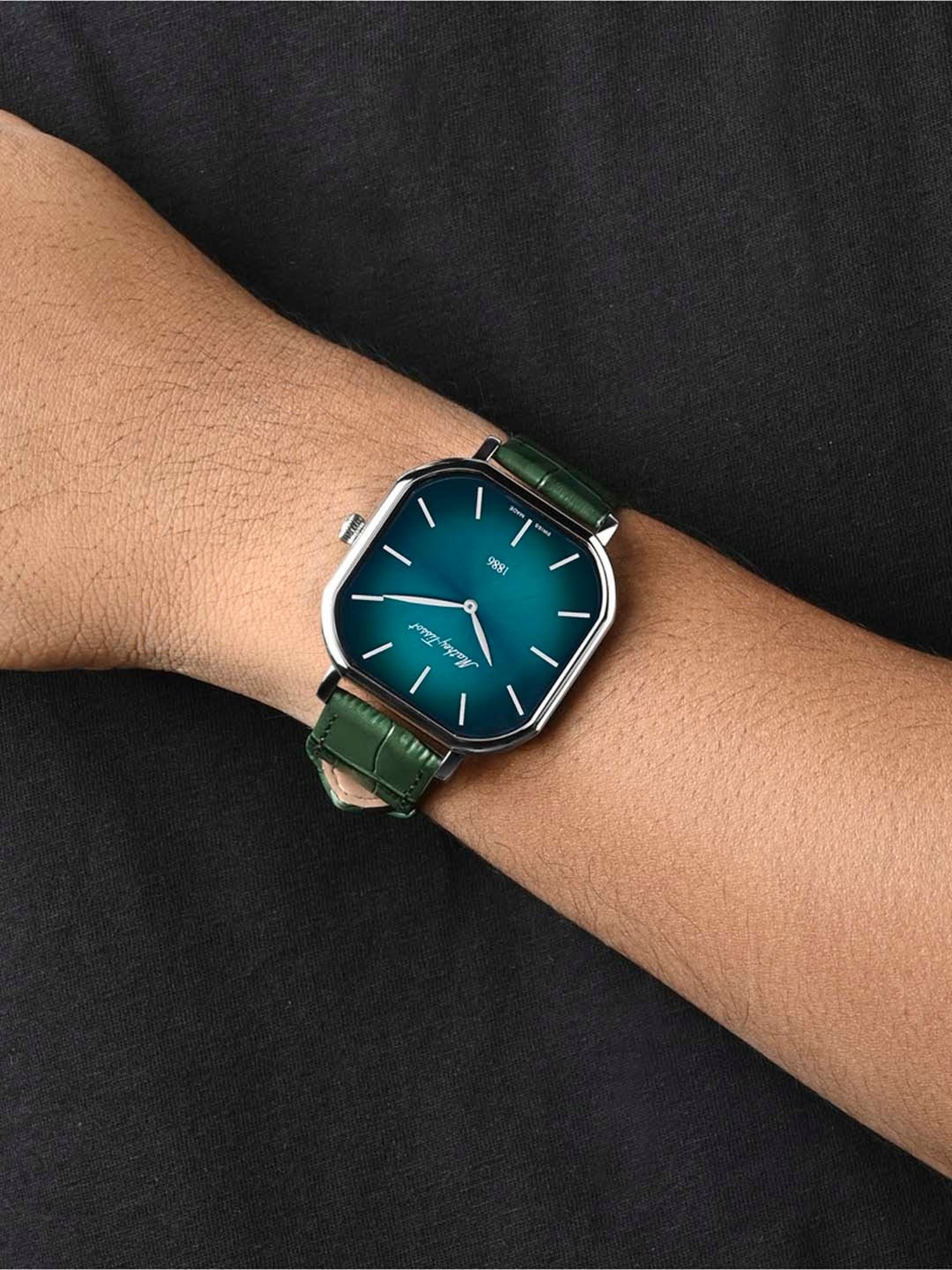 Mathey Tissot H7917ALV Monsoon Square Analog Watch for Men