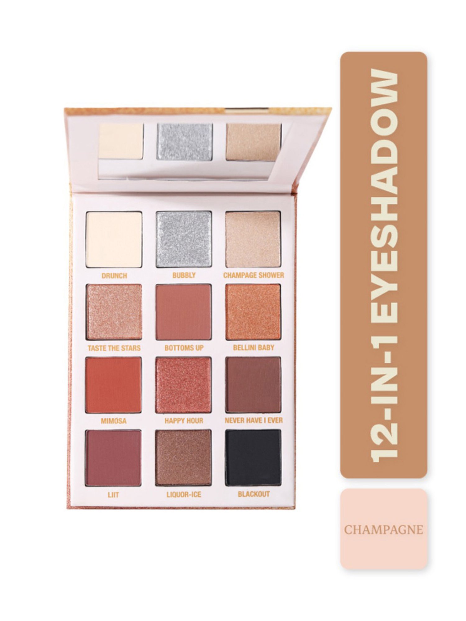Typsy Beauty Pop Fizz Clink Eyeshadow Palette Champagne - 24 gm