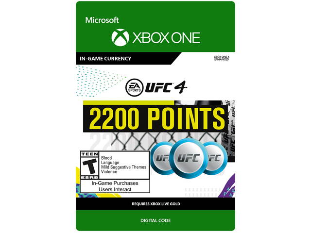 EA SPORTS UFC 4: 500 UFC Points Xbox One [Digital Code]
