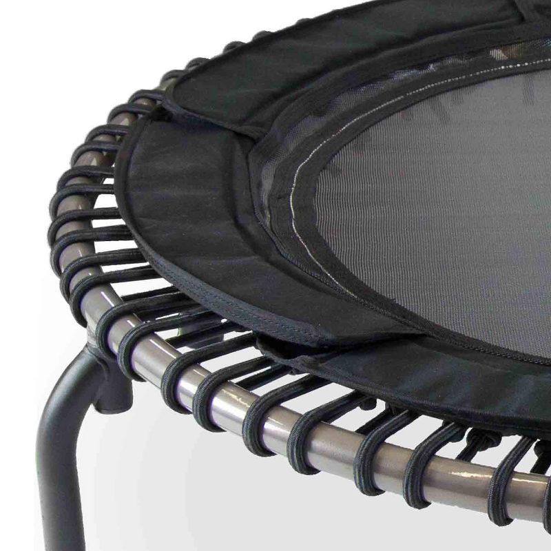 JumpSport 370 PRO Indoor Heavy Duty Lightweight 39-Inch Fitness Trampoline, Black