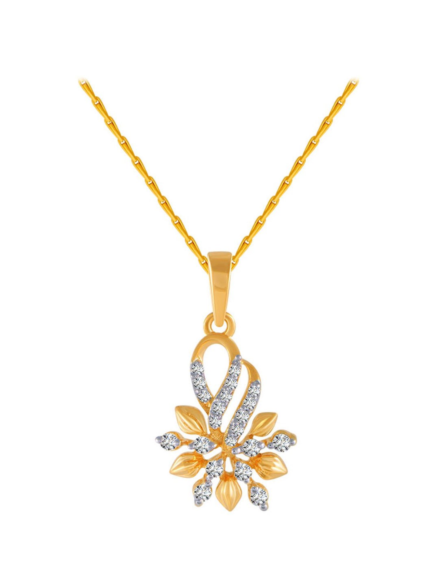 P.C. Chandra Jewellers 18 kt Gold & Diamond Pendant