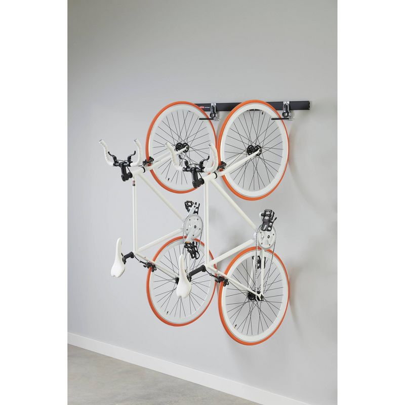 Rubbermaid Shed Shelf, Wire Basket & 50 Lbs Capacity 34" Tool Rack (2 of Each)