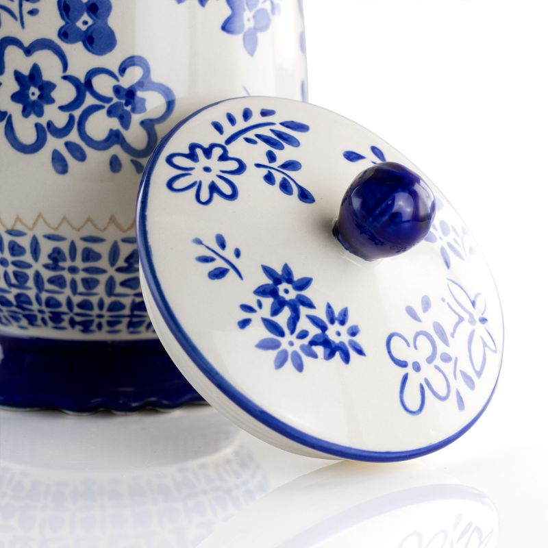 Meritage Botany 8.5 Inch Ceramic Cookie Jar with Lid