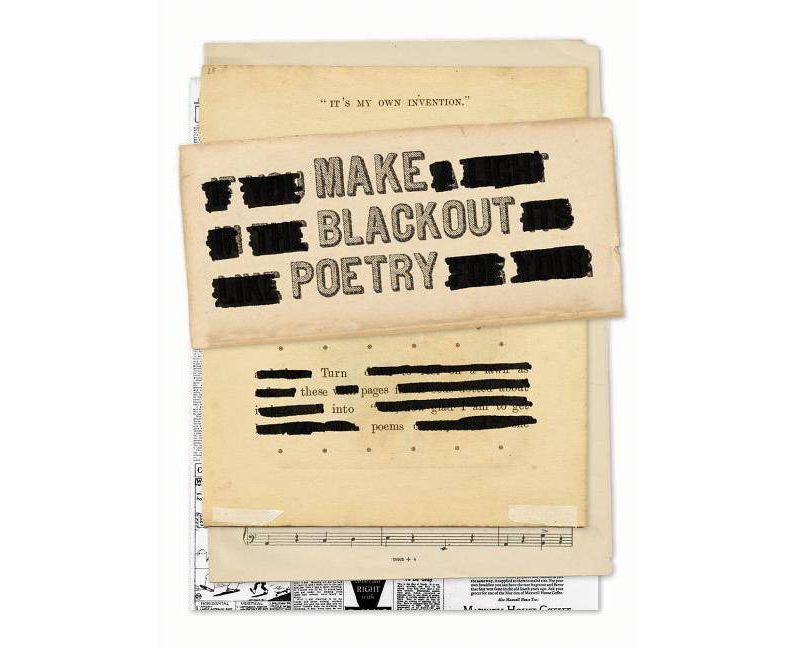 Make Blackout Poetry -  by John Carroll (Paperback)