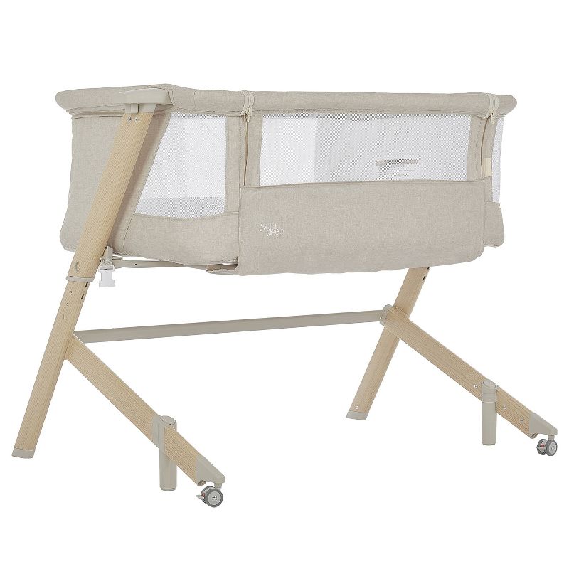 Evolur Stellar Bed-side Sleeper and Bassinet - Beige