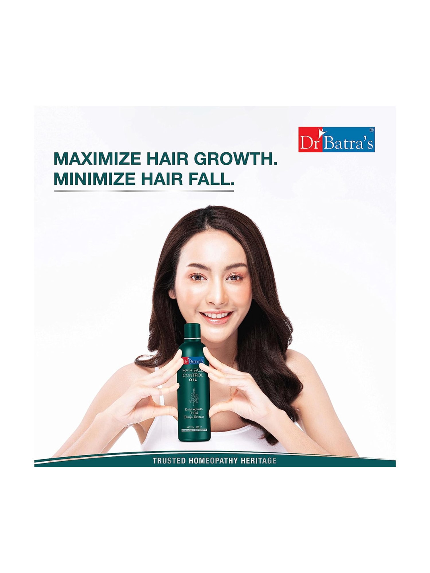 Dr. Batra's Hair Fall Control Serum Dandruff, Cleansing Shampoo & Hair Fall Control Oil