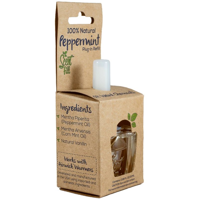 Scent Fill Oil Plugin Refill - Peppermint Scented - 2.85oz