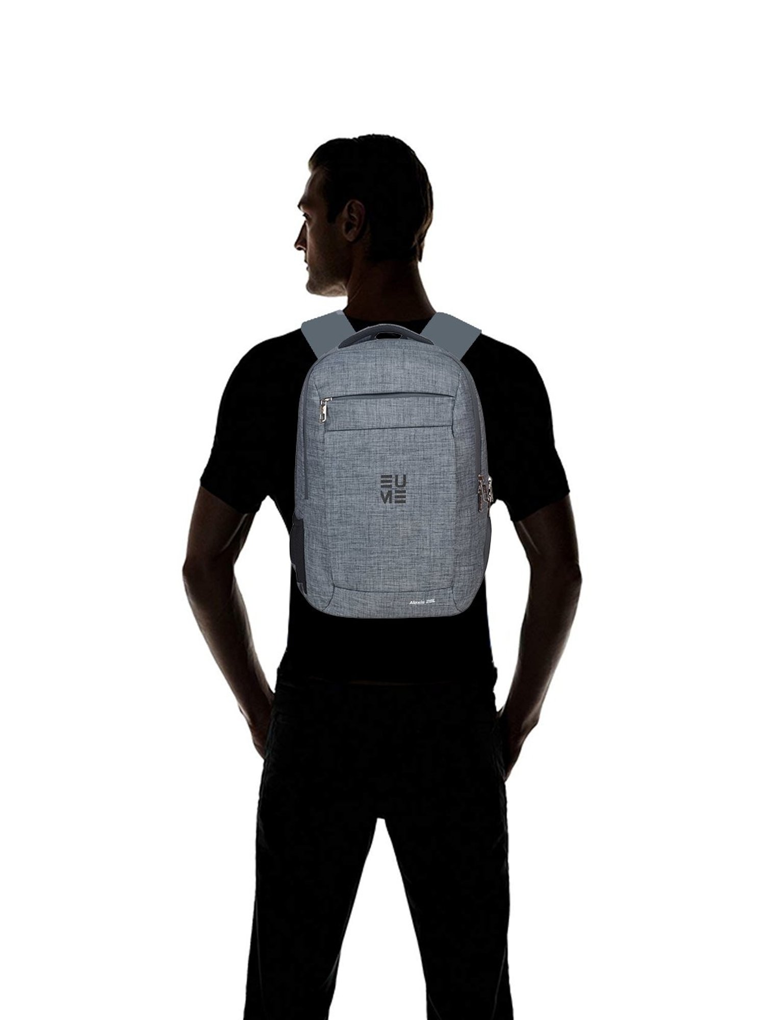 EUME 28 Ltrs Grey Medium Laptop Backpack