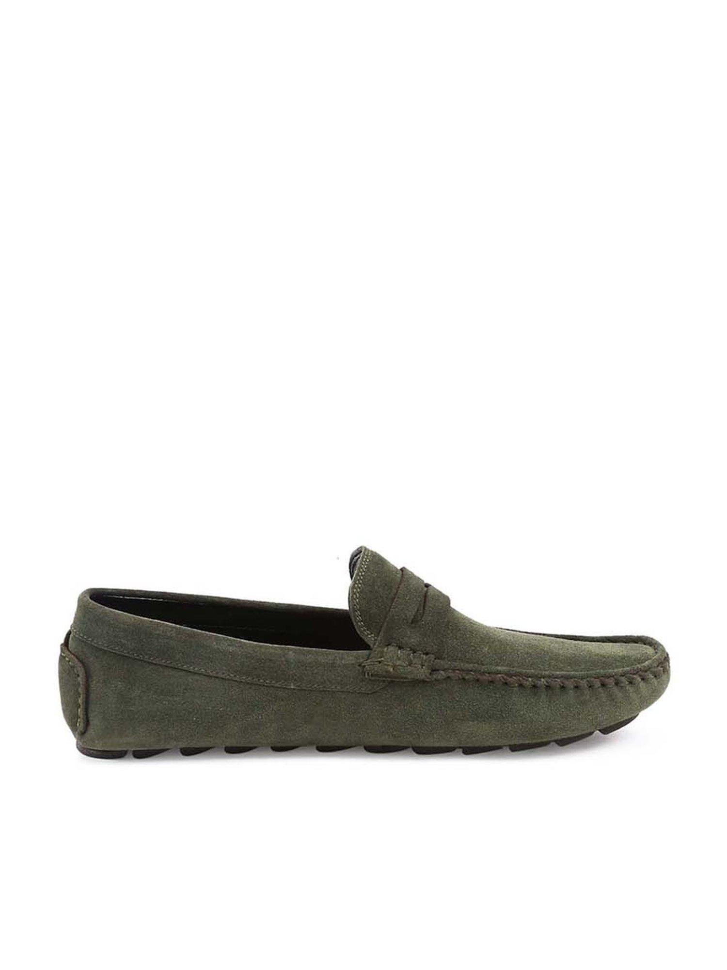 Louis Stitch Men's Seaweed Green Casual Loafers
