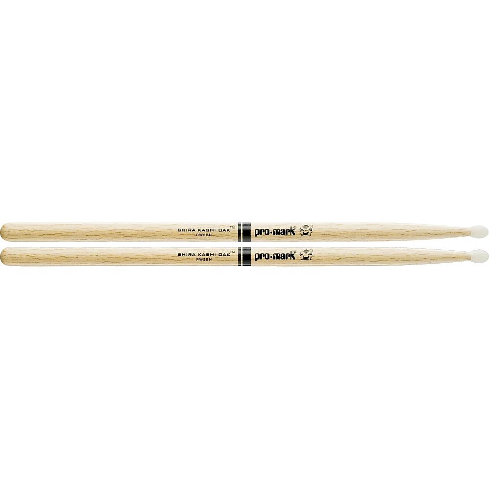 Promark 12-Pair Japanese White Oak Drumsticks Nylon 2BN