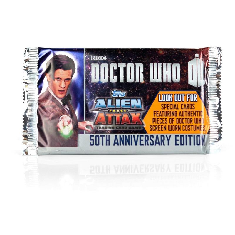 Seven20 Doctor Who Alien Attax 50th Anniversary Edition Topps Booster Pack Trading Cards