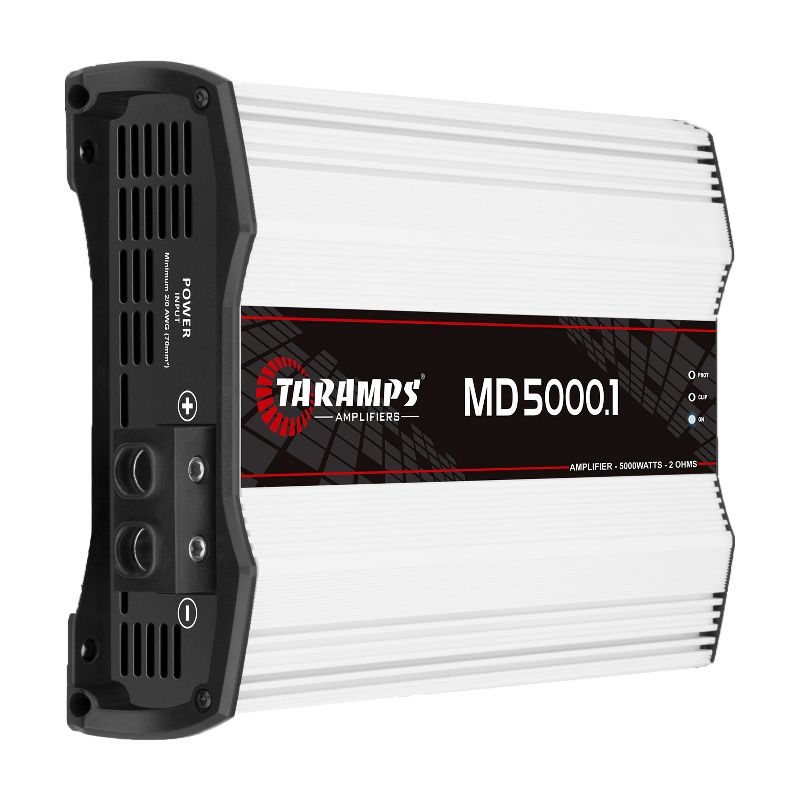 Taramps 900816 Class D MD 5000.1 5000 Watt RMS 2 Ohms Automotive Sound Systems Mono Full Range Speaker Amplifier with Built In Thermal Protection