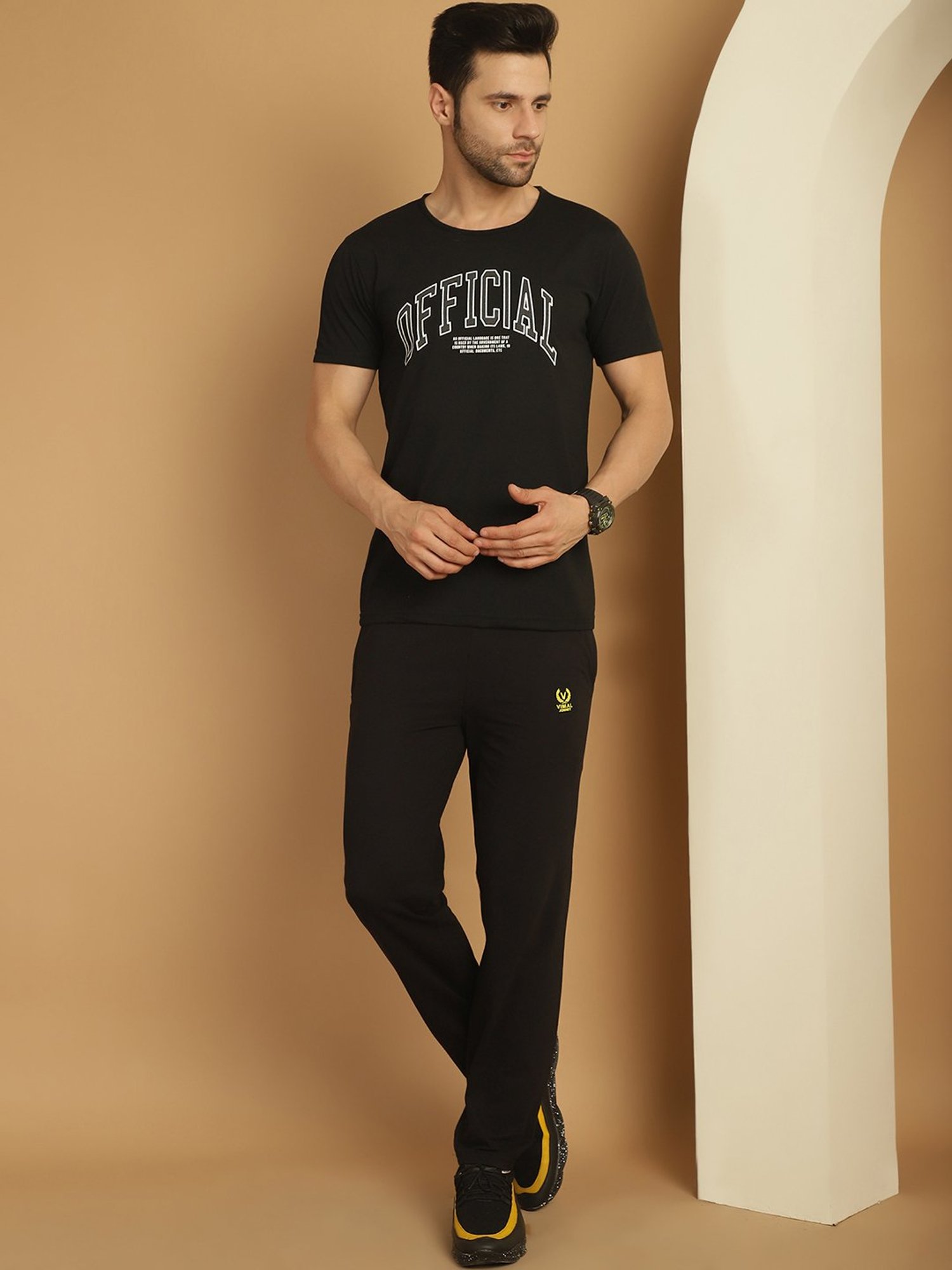 Rock.It Blue Regular Fit Printed TrackSuit