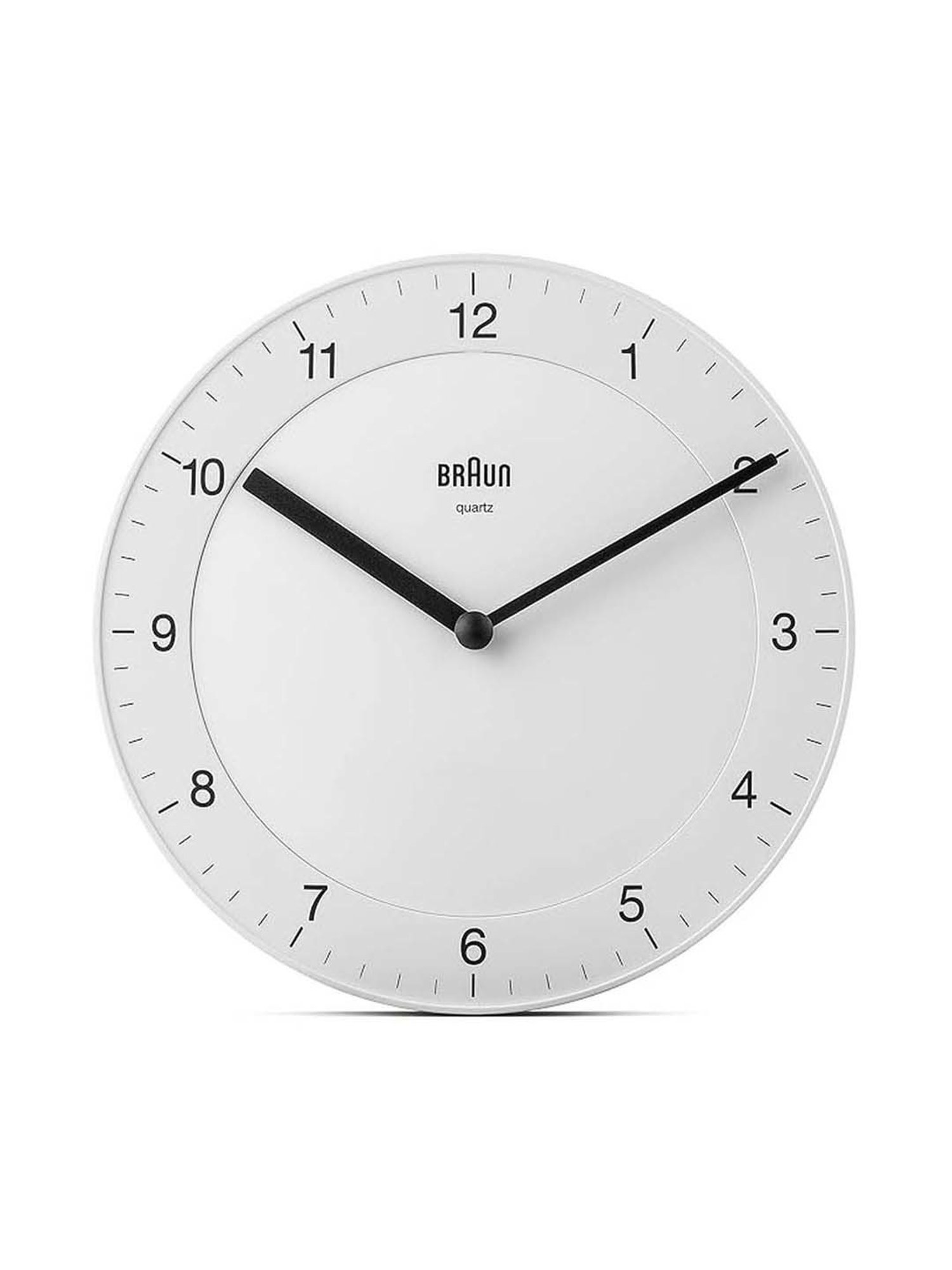 Braun White Classic Analog Wall Clock