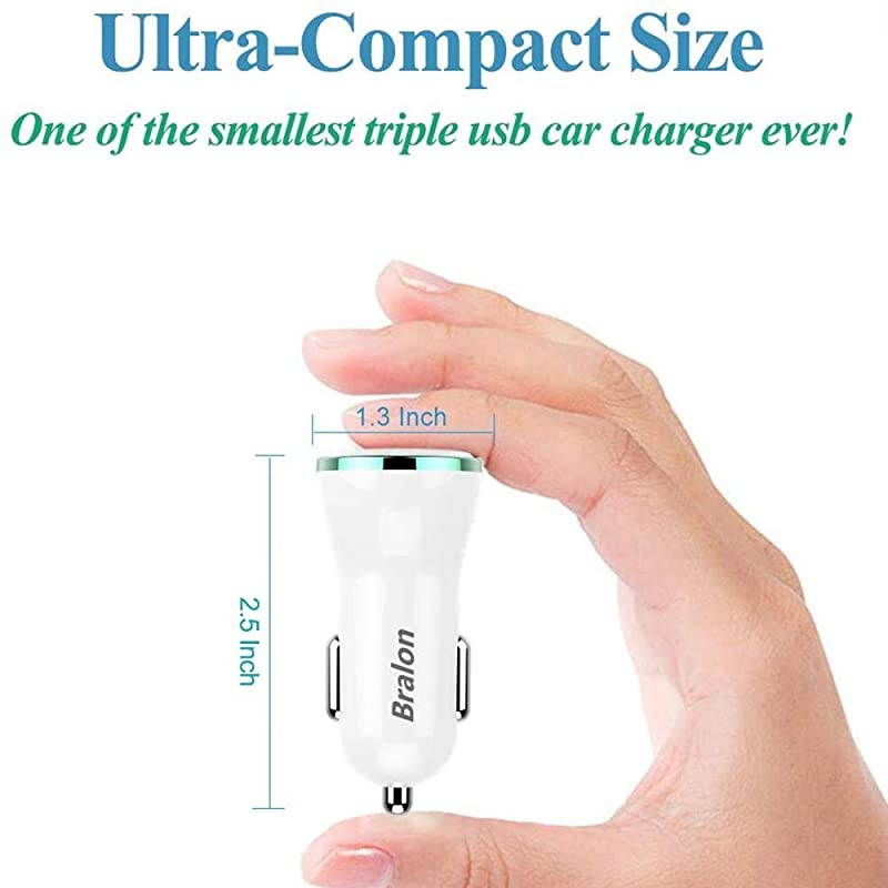 USB Car Charger[2-Pack],24W/4.8A Rapid Car Charger Compatible with Phone 12(Pro Max)/12 mini/11 Pro Max/Xs/Xs max/Xr/X/8,G.alaxy Note S10/S9/S8 and More