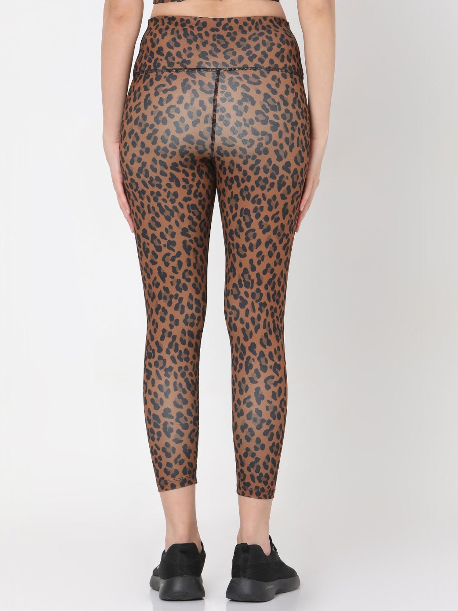 SILVERTRAQ Brown Animal Print Leggings
