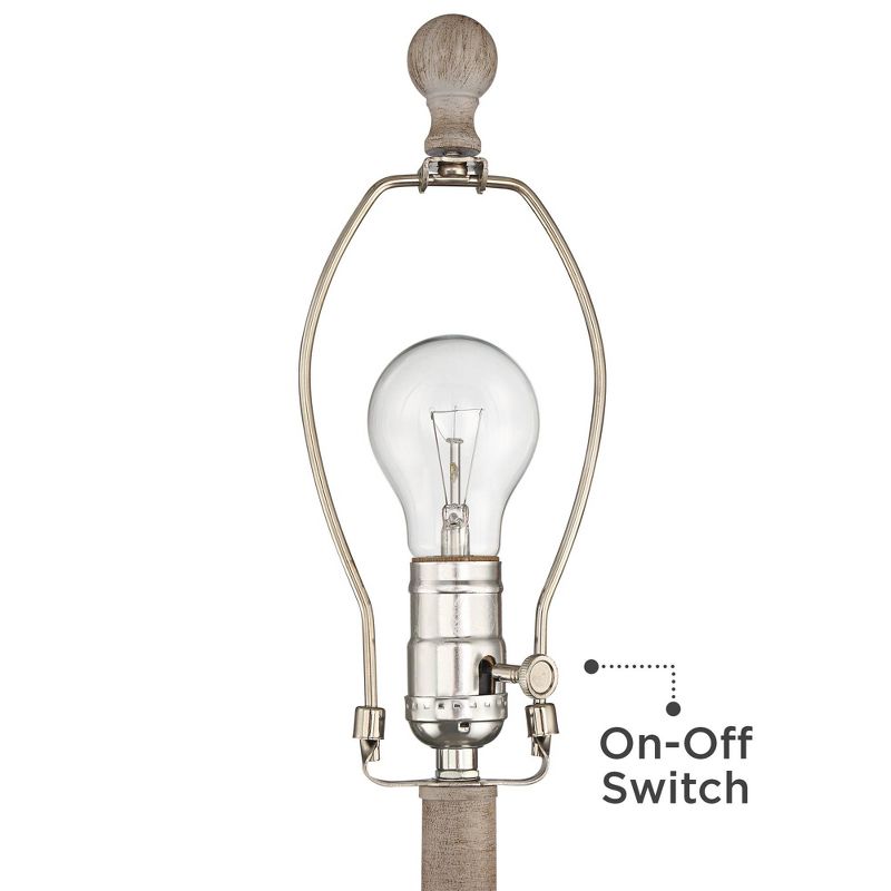 Regency Hill Patsy Beige Washed Black Shade Table Lamps Set of 2