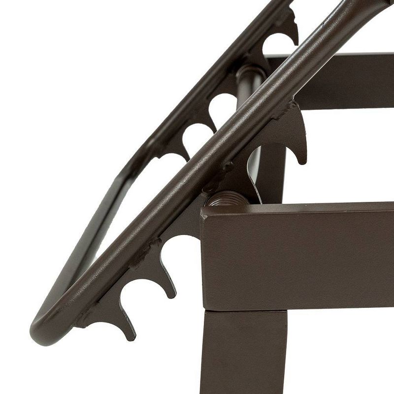 3pc Outdoor Adjustable Chaise Lounge Chairs & Table - Beige - Crestlive Products