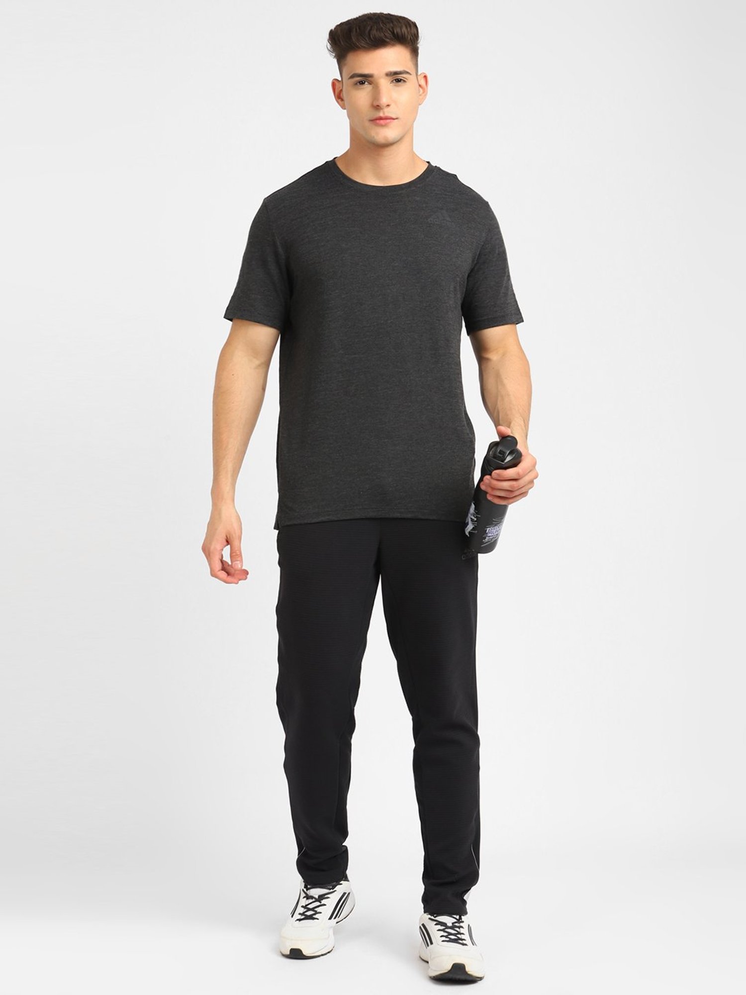 adidas Grey Round Neck T-Shirt