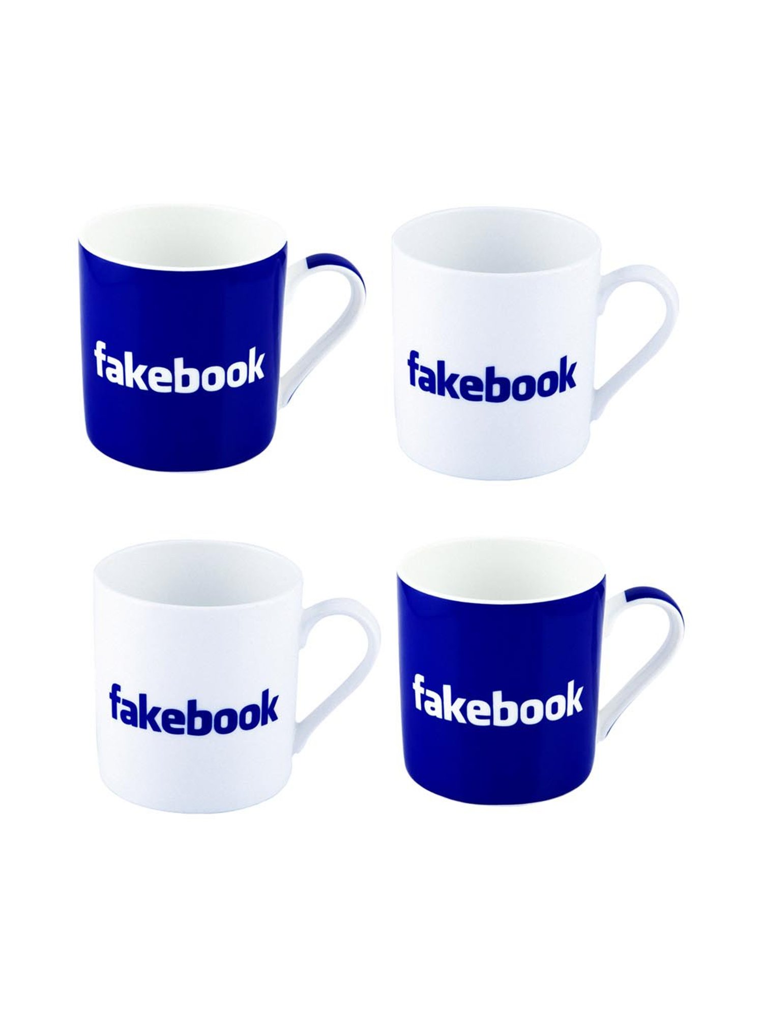 Goodhomes Multicolor Bone China Coffee Mugs (350 ml) - Set of 4