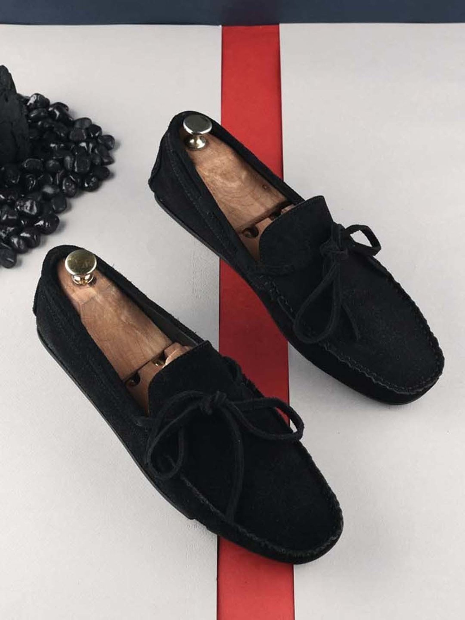 Griffin Men's Black Boat Shoes