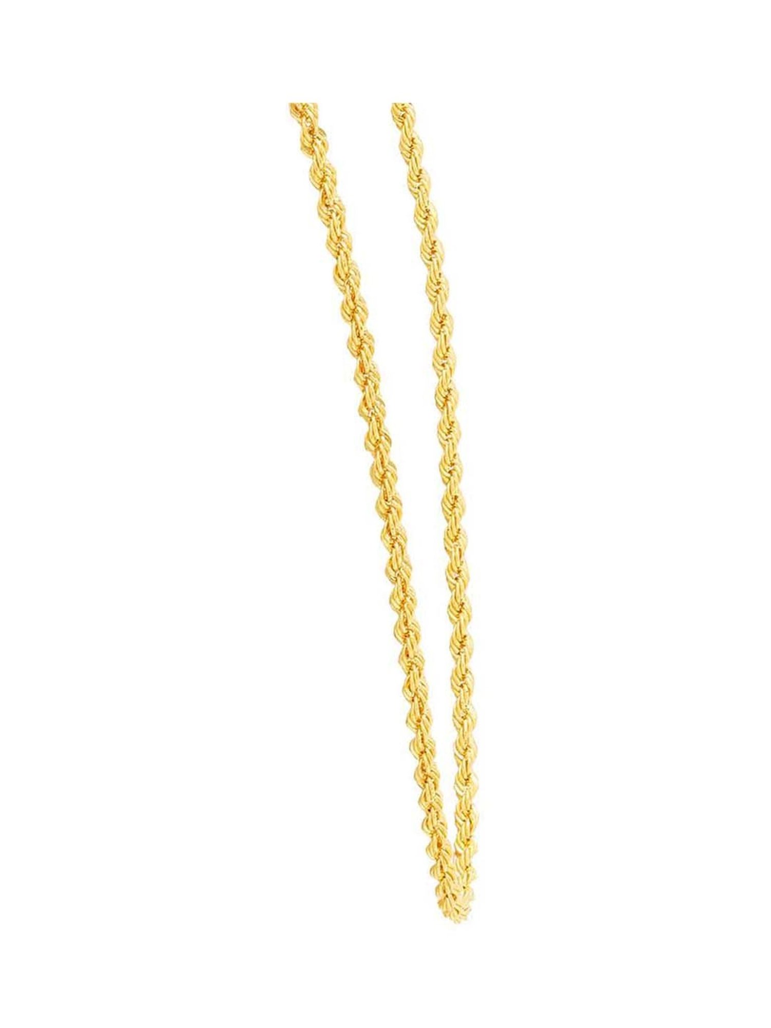 Waman Hari Pethe Jewellers BIS Hallmark 18k Yellow Gold Chain