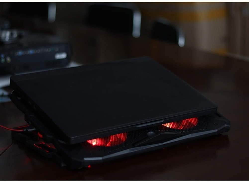YLHXYPP 11-17 Inch Laptop Cooler Cooling Pad - Slim Portable USB Powered (5Fans)