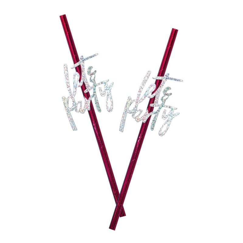 Party Decoration Straws Pink