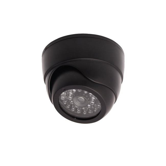Aleko IN-DCD06-UNB Dummy Replica Criminal Surveillance Imitation Dome Camera with LED, Black
