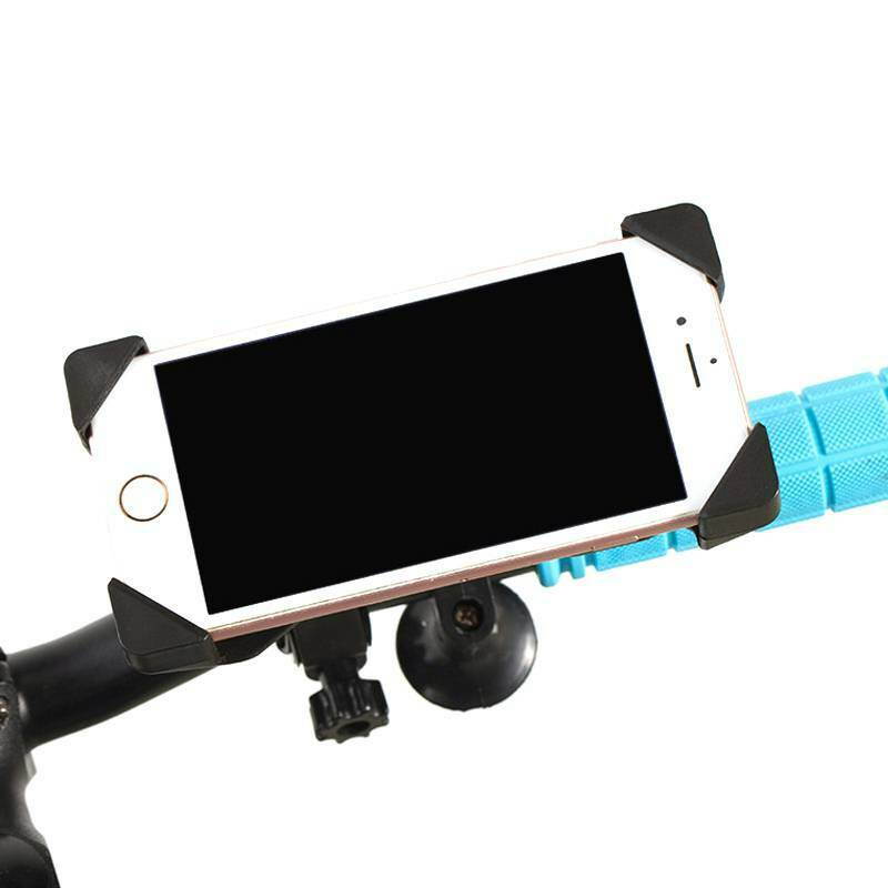 Mountain Bike Motorcycle Phone Holder 360&deg;Rotatable Handlebar Bicycle Phone Holder For Universal Mobile Cell Phone Clip Stand Mount Bracket