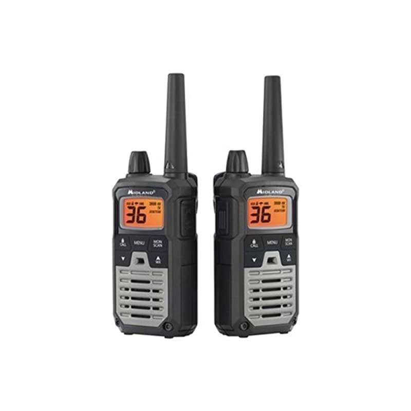 T295VP4 X-TALKER GMRS Long Range Walkie Talkie - Two Way Radio with NOAA Weather Scan + Alert, and 121 Privacy Codes (Camo, 2 Radios)